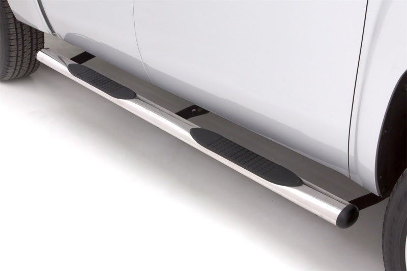 LUND - Lund 10-17 Dodge Ram 2500 Crew Cab 4in. Oval Straight SS Nerf Bars - Polished - Demon Performance