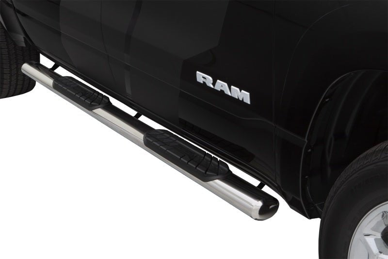 LUND - Lund 10-17 Dodge Ram 2500 Crew Cab 4in. Oval Straight SS Nerf Bars - Polished - Demon Performance