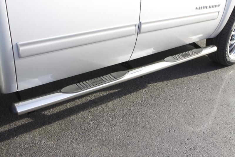 LUND - Lund 10-17 Dodge Ram 2500 Crew Cab 4in. Oval Straight SS Nerf Bars - Polished - Demon Performance