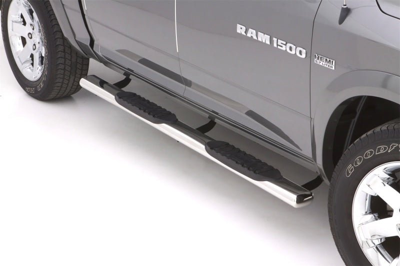 LUND - Lund 10-17 Dodge Ram 2500 Crew Cab 5in. Oval Straight SS Nerf Bars - Polished - Demon Performance