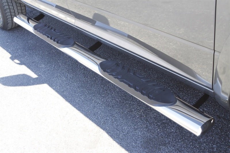 LUND - Lund 10-17 Dodge Ram 2500 Crew Cab 5in. Oval Straight SS Nerf Bars - Polished - Demon Performance