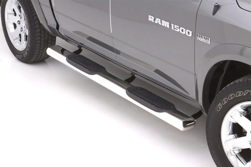 LUND - Lund 10-17 Dodge Ram 2500 Crew Cab 6in. Oval Straight SS Nerf Bars - Polished - Demon Performance