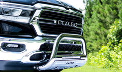 LUND - Lund 2019 RAM 1500 Bull Bar w/Light & Wiring - Polished - Demon Performance