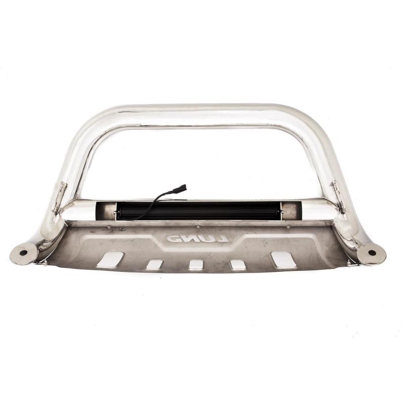 LUND - Lund 2019 RAM 1500 Bull Bar w/Light & Wiring - Polished - Demon Performance