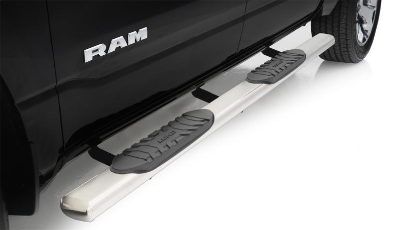 LUND - Lund 2019 Ram 1500 Crew Cab 5in Oval Straight SS Nerf Bars - Polished - Demon Performance