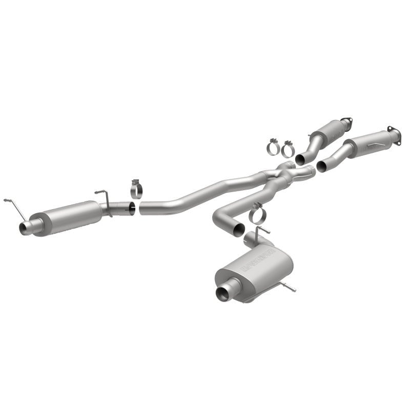 Magnaflow - MagnaFlow 12 Jeep Grand Cherokee V8 6.4L Dual Split Rear Exit Stainless Cat Back Performance Exhaust - Demon Performance