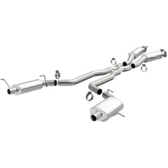 Magnaflow - MagnaFlow 12 Jeep Grand Cherokee V8 6.4L Dual Split Rear Exit Stainless Cat Back Performance Exhaust - Demon Performance