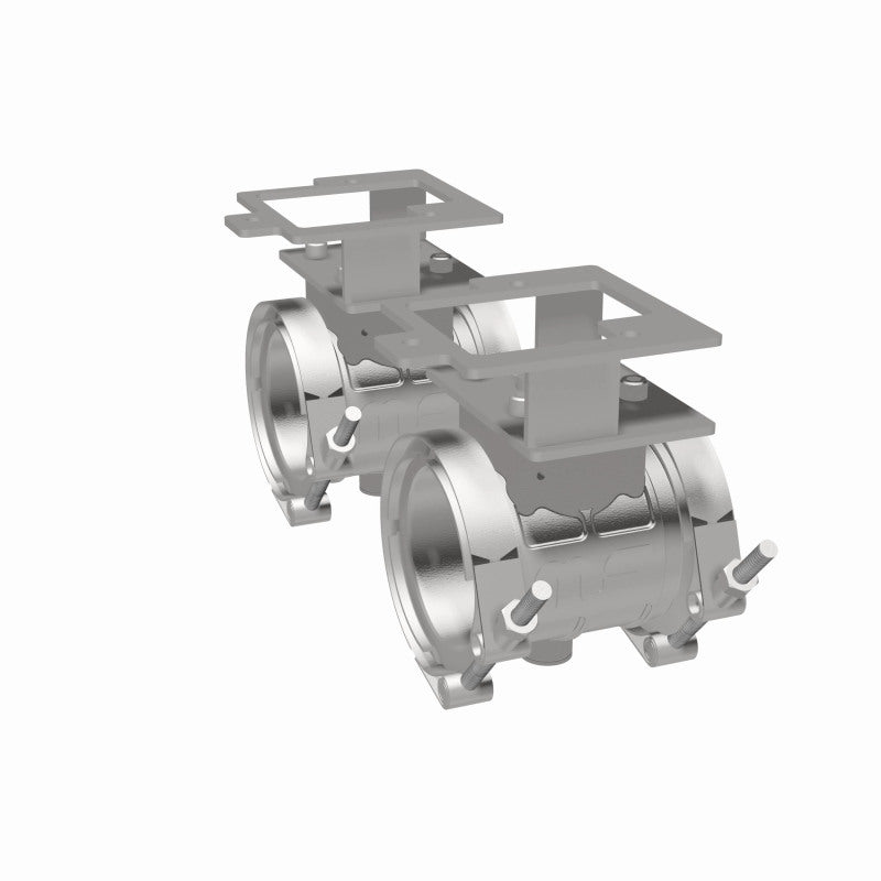 Magnaflow - MagnaFlow 2018 Ford Mustang V8 - 5.0LGAS Exhaust Acc - 2.5in ID/OD - 304SS - Integrated V - Band Flanges - Demon Performance