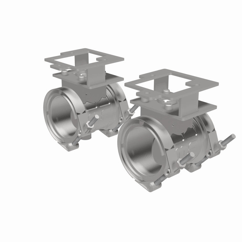 Magnaflow - MagnaFlow 2018 Ford Mustang V8 - 5.0LGAS Exhaust Acc - 2.5in ID/OD - 304SS - Integrated V - Band Flanges - Demon Performance