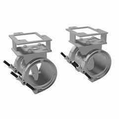 Magnaflow - MagnaFlow 2018 Ford Mustang V8 - 5.0LGAS Exhaust Acc - 2.5in ID/OD - 304SS - Integrated V - Band Flanges - Demon Performance