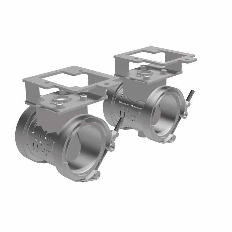 Magnaflow - MagnaFlow 2018 Ford Mustang V8 - 5.0LGAS Exhaust Acc - 2.5in ID/OD - 304SS - Integrated V - Band Flanges - Demon Performance