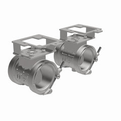 Magnaflow - MagnaFlow 2018 Ford Mustang V8 - 5.0LGAS Exhaust Acc - 2.5in ID/OD - 304SS - Integrated V - Band Flanges - Demon Performance