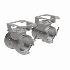 Magnaflow - MagnaFlow 2018 Ford Mustang V8 - 5.0LGAS Exhaust Acc - 2.5in ID/OD - 304SS - Integrated V - Band Flanges - Demon Performance