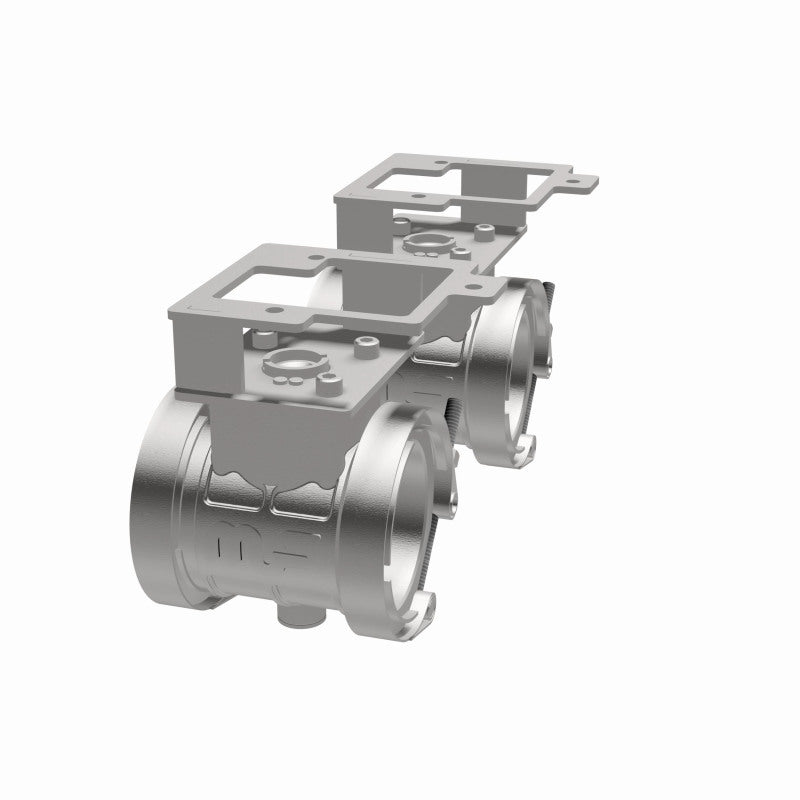 Magnaflow - MagnaFlow 2018 Ford Mustang V8 - 5.0LGAS Exhaust Acc - 2.5in ID/OD - 304SS - Integrated V - Band Flanges - Demon Performance