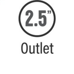 Magnaflow - MagnaFlow 2018 Ford Mustang V8 - 5.0LGAS Exhaust Acc - 2.5in ID/OD - 304SS - Integrated V - Band Flanges - Demon Performance