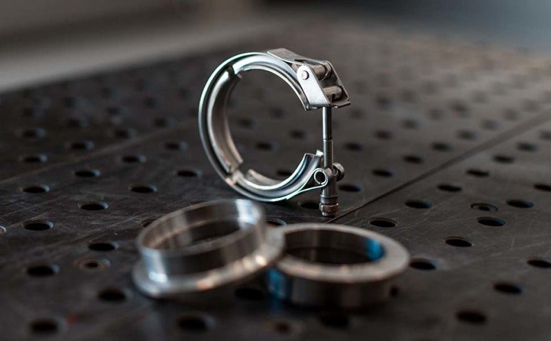 Magnaflow - MagnaFlow 2018 Ford Mustang V8 - 5.0LGAS Exhaust Acc - 2.5in ID/OD - 304SS - Integrated V - Band Flanges - Demon Performance