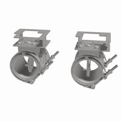 Magnaflow - MagnaFlow 2018 Ford Mustang V8 - 5.0LGAS Exhaust Acc - 2.5in ID/OD - 304SS - Integrated V - Band Flanges - Demon Performance