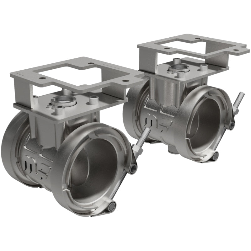 Magnaflow - MagnaFlow 2018 Ford Mustang V8 - 5.0LGAS Exhaust Acc - 2.5in ID/OD - 304SS - Integrated V - Band Flanges - Demon Performance