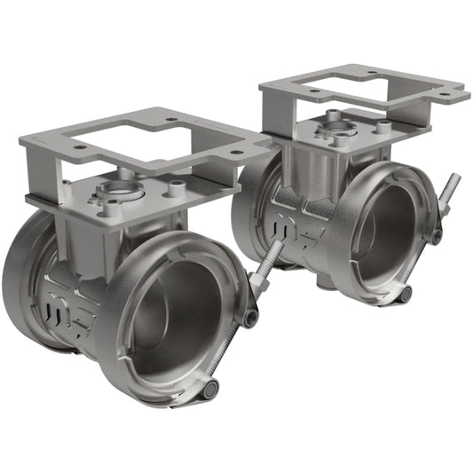 Magnaflow - MagnaFlow 2018 Ford Mustang V8 - 5.0LGAS Exhaust Acc - 2.5in ID/OD - 304SS - Integrated V - Band Flanges - Demon Performance