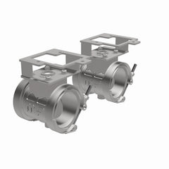 Magnaflow - MagnaFlow 2018 Ford Mustang V8 - 5.0LGAS Exhaust Acc - 2.5in ID/OD - 304SS - Integrated V - Band Flanges - Demon Performance