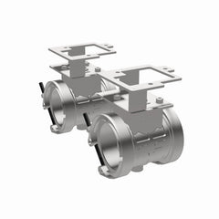 Magnaflow - MagnaFlow 2018 Ford Mustang V8 - 5.0LGAS Exhaust Acc - 2.5in ID/OD - 304SS - Integrated V - Band Flanges - Demon Performance