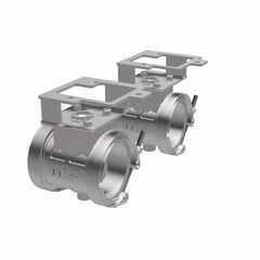 Magnaflow - MagnaFlow 2018 Ford Mustang V8 - 5.0LGAS Exhaust Acc - 2.5in ID/OD - 304SS - Integrated V - Band Flanges - Demon Performance