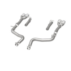 Magnaflow - MagnaFlow Axle-Back, SS, 2.5in, Quad Split Rear 3.5in Tip 2015 Dodge Challenger 3.6L V6 - Demon Performance