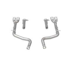 Magnaflow - MagnaFlow Axle-Back, SS, 2.5in, Quad Split Rear 3.5in Tip 2015 Dodge Challenger R/T 5.7L - Demon Performance
