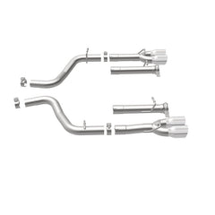 Magnaflow - MagnaFlow Axle-Back, SS, 2.5in, Quad Split Rear 3.5in Tip 2015 Dodge Challenger R/T 5.7L - Demon Performance