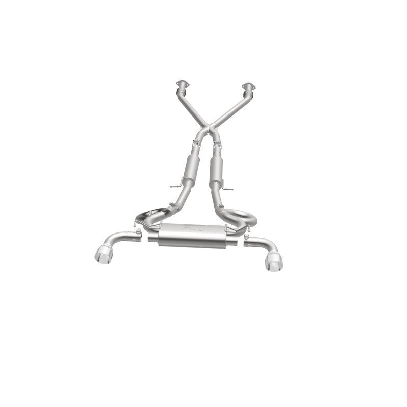 Magnaflow - MagnaFlow Cat - Back 09 - 17 Nissan 370Z V6 3.7L Street Series SS 2.25in Dual Split Rear Exit Exhaust - Demon Performance