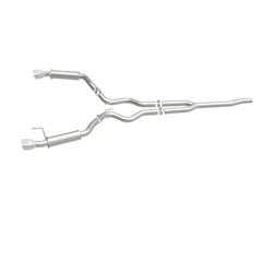 Magnaflow - MagnaFlow Cat - Back 15 - 16 Ford Mustang 2.3L L4 Competition SS 3in Dual Split Rear 4.5in Black Tips - Demon Performance