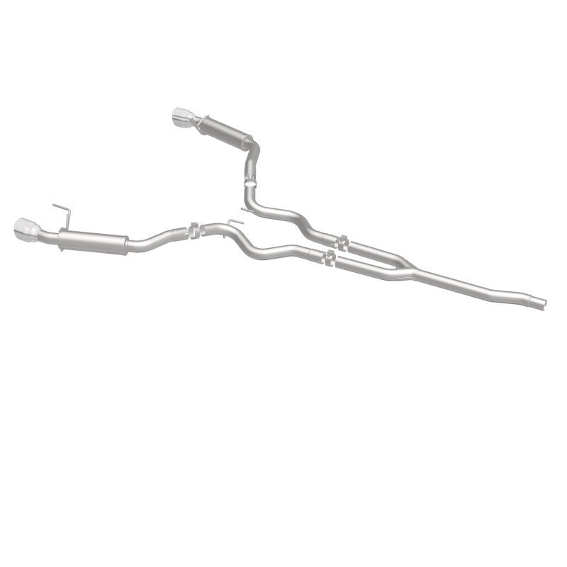 Magnaflow - MagnaFlow Cat - Back 15 - 16 Ford Mustang 2.3L L4 Competition SS 3in Dual Split Rear 4.5in Black Tips - Demon Performance