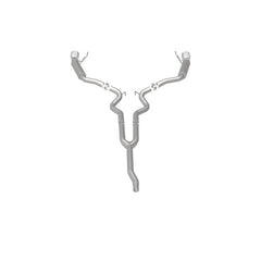 Magnaflow - MagnaFlow Cat - Back 15 - 16 Ford Mustang 2.3L L4 Competition SS 3in Dual Split Rear 4.5in Black Tips - Demon Performance