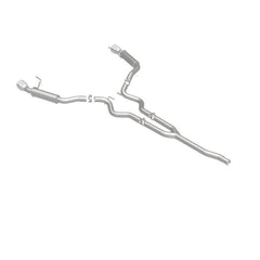 Magnaflow - MagnaFlow Cat - Back 15 - 16 Ford Mustang 2.3L L4 Competition SS 3in Dual Split Rear 4.5in Black Tips - Demon Performance