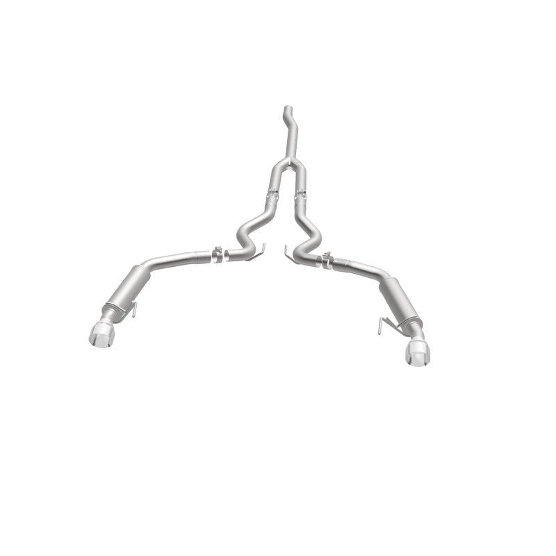 Magnaflow - MagnaFlow Cat - Back 15 - 16 Ford Mustang 2.3L L4 Competition SS 3in Dual Split Rear 4.5in Black Tips - Demon Performance