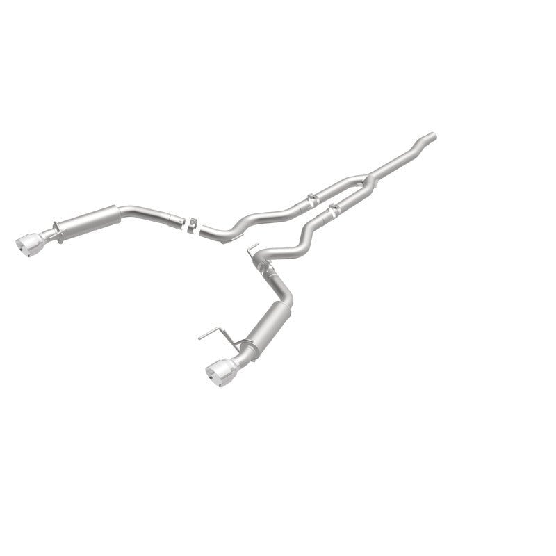 Magnaflow - MagnaFlow Cat - Back 15 - 16 Ford Mustang 2.3L L4 Competition SS 3in Dual Split Rear 4.5in Black Tips - Demon Performance