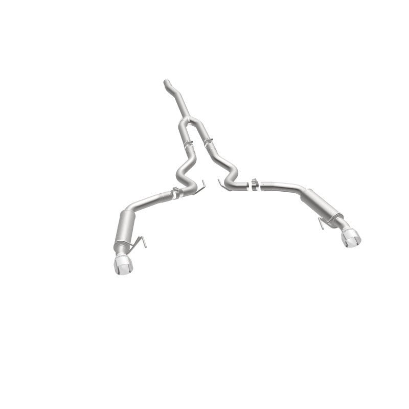 Magnaflow - MagnaFlow Cat - Back 15 - 16 Ford Mustang 2.3L L4 Competition SS 3in Dual Split Rear 4.5in Black Tips - Demon Performance