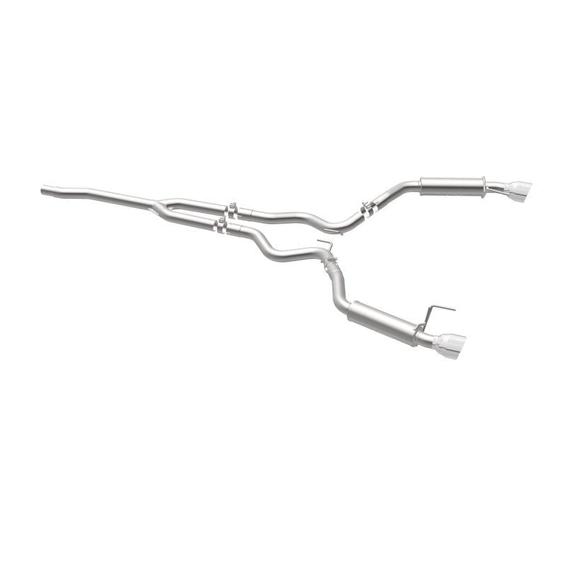 Magnaflow - MagnaFlow Cat - Back 15 - 16 Ford Mustang 2.3L L4 Competition SS 3in Dual Split Rear 4.5in Black Tips - Demon Performance