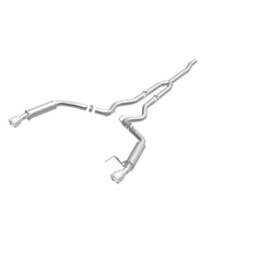 Magnaflow - MagnaFlow Cat - Back 15 - 16 Ford Mustang 2.3L L4 Competition SS 3in Dual Split Rear 4.5in Black Tips - Demon Performance