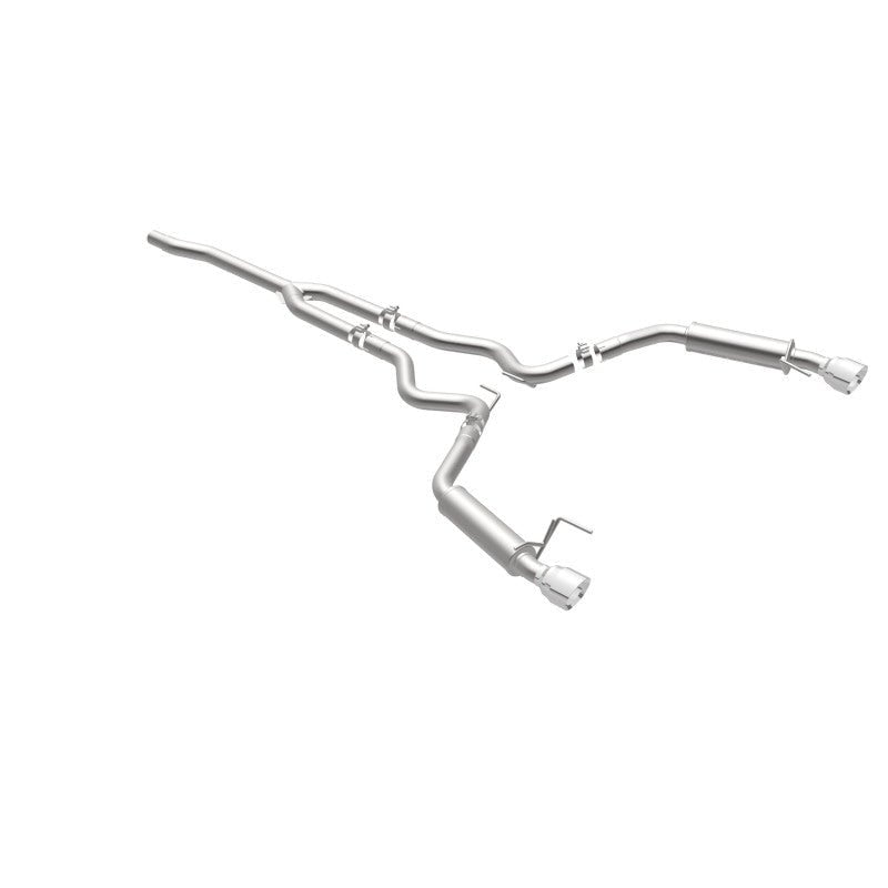 Magnaflow - MagnaFlow Cat - Back 15 - 16 Ford Mustang 2.3L L4 Competition SS 3in Dual Split Rear 4.5in Black Tips - Demon Performance