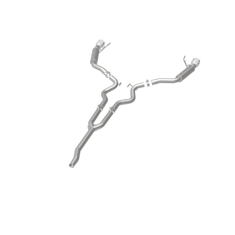 Magnaflow - MagnaFlow Cat - Back 15 - 16 Ford Mustang 2.3L L4 Competition SS 3in Dual Split Rear 4.5in Black Tips - Demon Performance