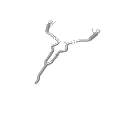 Magnaflow - MagnaFlow Cat - Back 15 - 16 Ford Mustang 2.3L L4 Competition SS 3in Dual Split Rear 4.5in Black Tips - Demon Performance