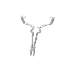 Magnaflow - MagnaFlow Cat Back, SS, 2.5in, Competition, Dual Split Polished 4.5in Tips 2015 Ford Mustang V6 3.7L - Demon Performance