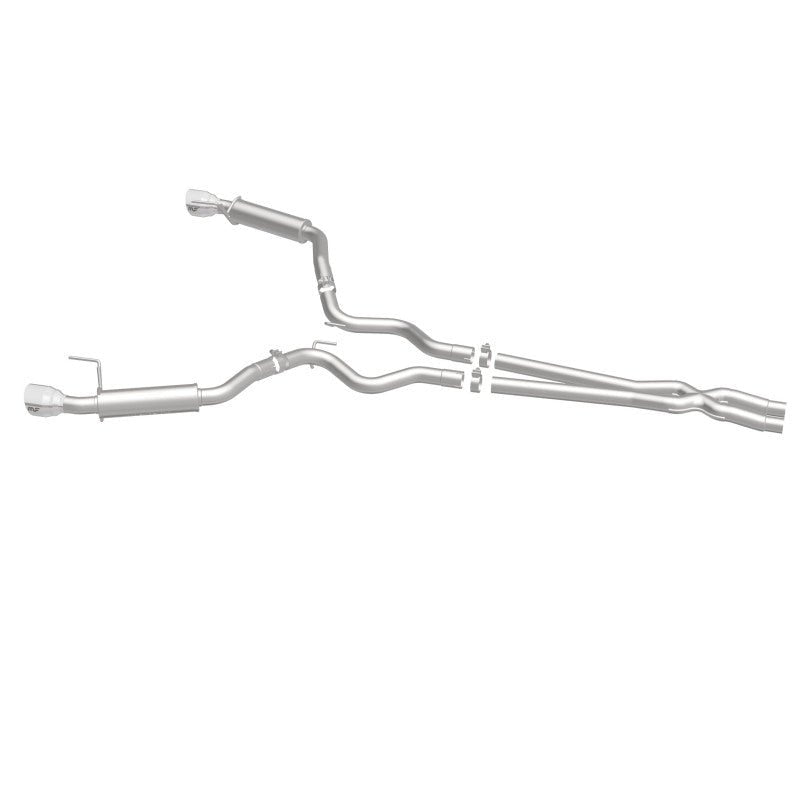Magnaflow - MagnaFlow Cat Back, SS, 2.5in, Competition, Dual Split Polished 4.5in Tips 2015 Ford Mustang V6 3.7L - Demon Performance