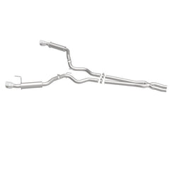 Magnaflow - MagnaFlow Cat Back, SS, 2.5in, Competition, Dual Split Polished 4.5in Tips 2015 Ford Mustang V6 3.7L - Demon Performance
