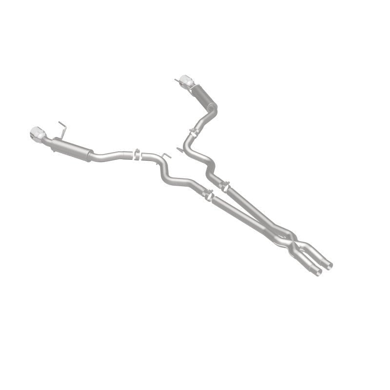 Magnaflow - MagnaFlow Cat Back, SS, 2.5in, Competition, Dual Split Polished 4.5in Tips 2015 Ford Mustang V6 3.7L - Demon Performance