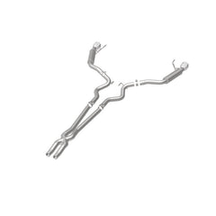 Magnaflow - MagnaFlow Cat Back, SS, 2.5in, Competition, Dual Split Polished 4.5in Tips 2015 Ford Mustang V6 3.7L - Demon Performance
