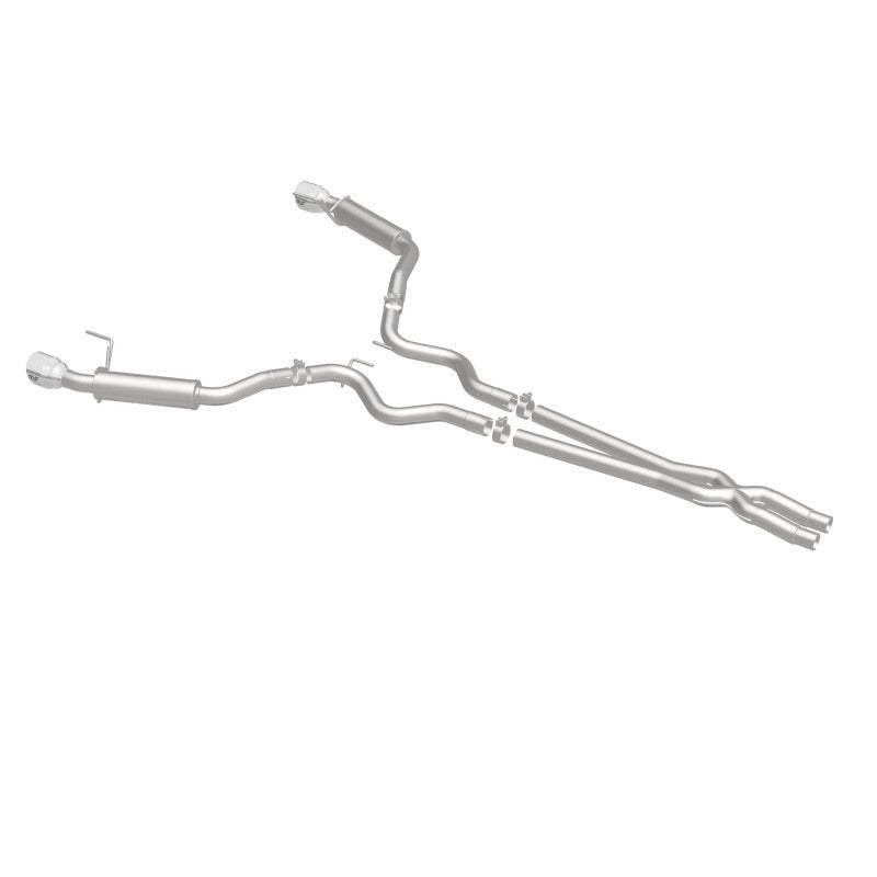 Magnaflow - MagnaFlow Cat Back, SS, 2.5in, Competition, Dual Split Polished 4.5in Tips 2015 Ford Mustang V6 3.7L - Demon Performance