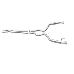 Magnaflow - MagnaFlow Cat Back, SS, 2.5in, Competition, Dual Split Polished 4.5in Tips 2015 Ford Mustang V6 3.7L - Demon Performance