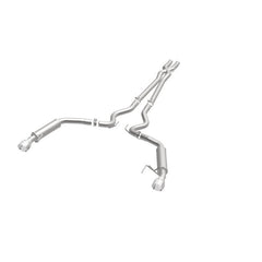 Magnaflow - MagnaFlow Cat Back, SS, 2.5in, Competition, Dual Split Polished 4.5in Tips 2015 Ford Mustang V6 3.7L - Demon Performance